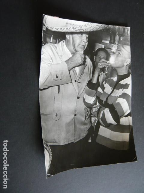 Cinema: BRODERICK CRAWFORD ACTOR ANTIGUA FOTOGRAFIA ORIGINAL 18 X 24 CM