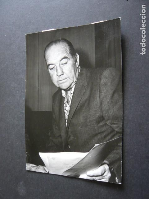 Cine: BRODERICK CRAWFORD ACTOR ANTIGUA FOTOGRAFIA ORIGINAL 18 X 12 CM