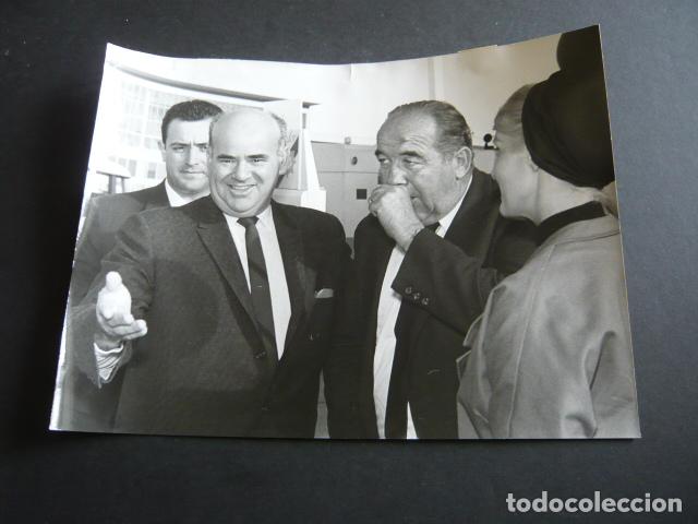 Cin&eacute;ma: BRODERICK CRAWFORD ACTOR EN MADRID ANTIGUA FOTOGRAFIA ORIGINAL 18 X 24 CM