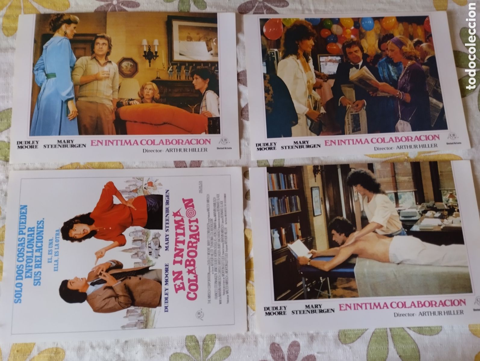 Cine: 12 FOTOCROMOS - EN INTIMA COLABORACION - SET COMPLETO