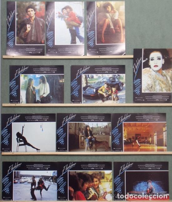 Cinema: AFC59 FLASHDANCE JENNIFER BEALS IRENE CARA MICHAEL NOURI SET COMPLETO 12 FOTOCROMOS ORIGINAL ESTRENO