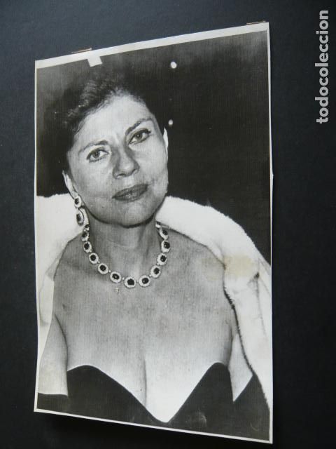 Kino: SORAYA ACTRIZ ANTIGUA FOTOGRAFIA ORIGINAL 25 X 16 CM