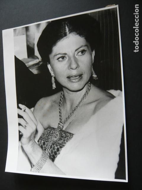 Kino: SORAYA ESFANDIARI ACTRIZ ANTIGUA FOTOGRAFIA ORIGINAL 25 X 20 CM