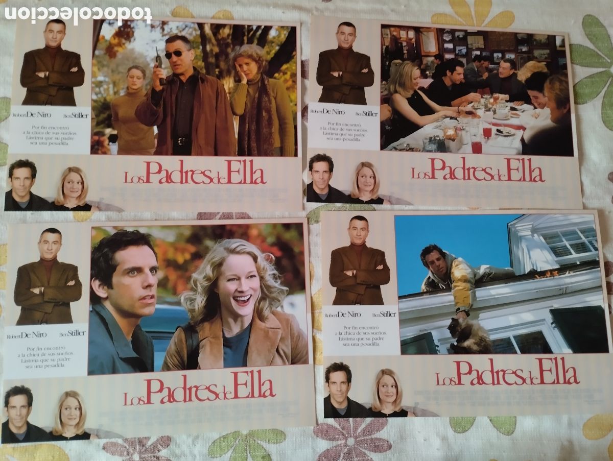 Cine: 12 FOTOCROMOS - LOS PADRES DE ELLA - SET COMPLETO - ROBERT DE NIRO