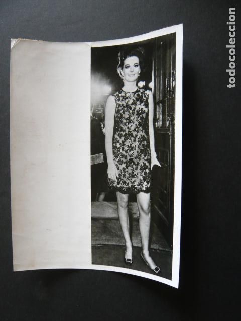 Cine: NATALIE WOOD ACTRIZ ANTIGUA FOTOGRAFIA ORIGINAL 15 X 21 CM