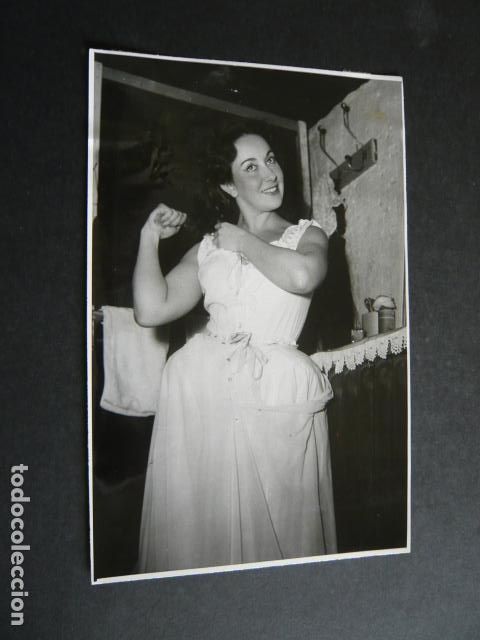 Cine: MARIA JESUS VALDES ANTIGUA FOTOGRAFIA ORIGINAL 11 X 17 CM