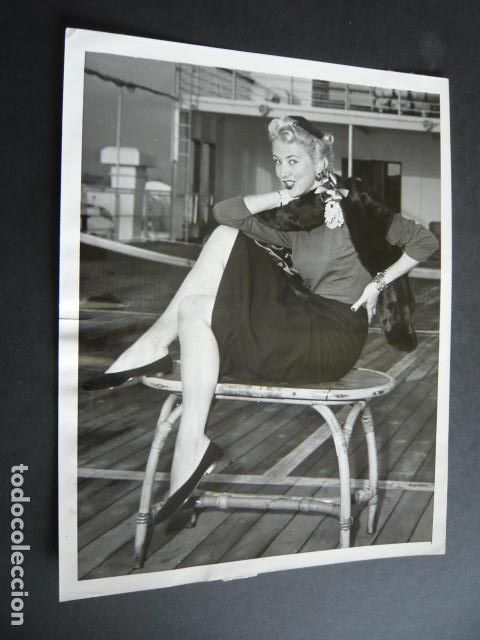 Cinema: ANITA VAN KOOY ACTRIZ ANTIGUA FOTOGRAFIA ORIGINAL 18 X 25 CM