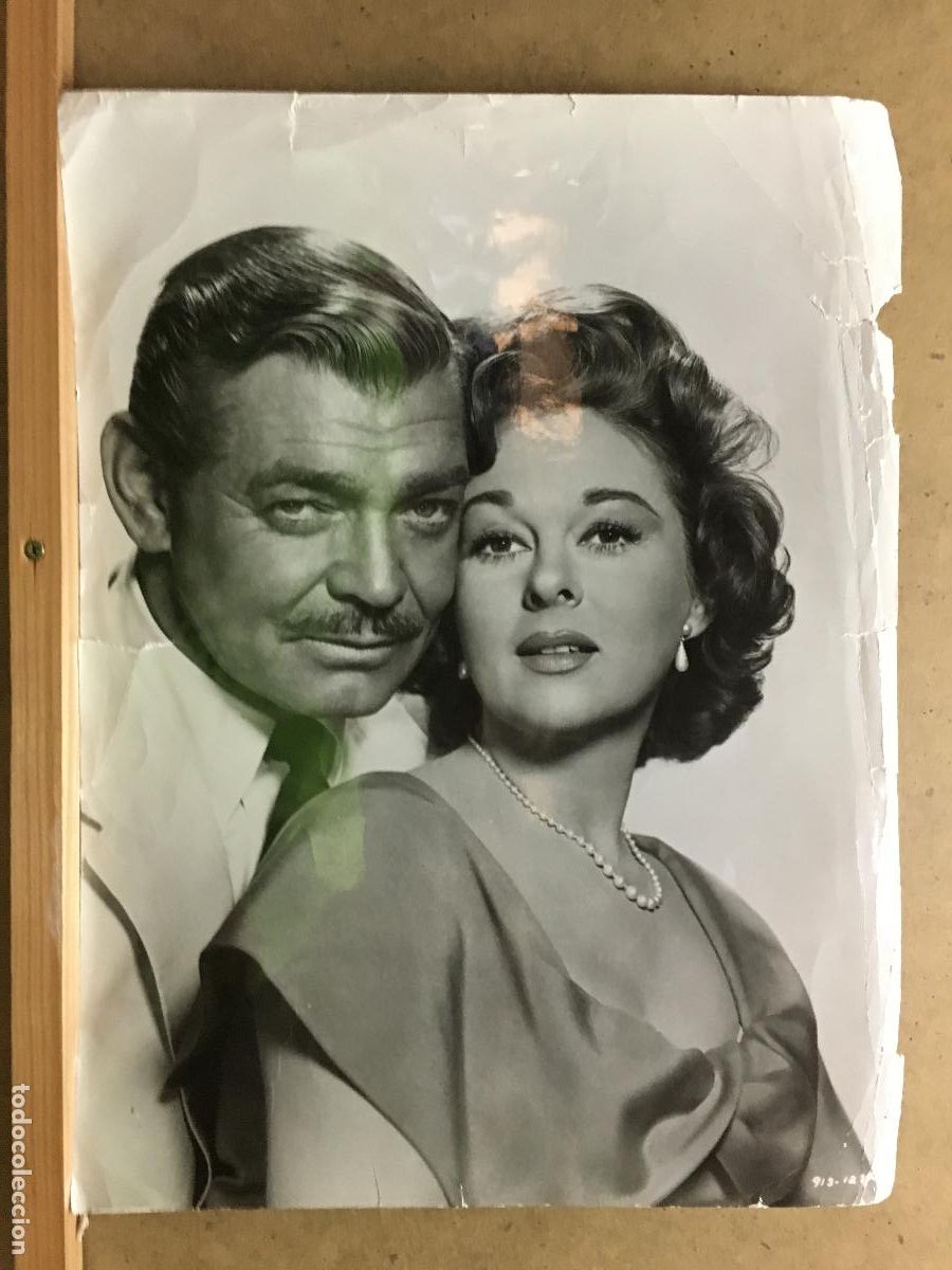 Cinema: AFC84 CLARK GABLE SUSAN HAYWARD CITA EN HONG KONG FOTO B/N ORIGINAL ESPA&Ntilde;OLA