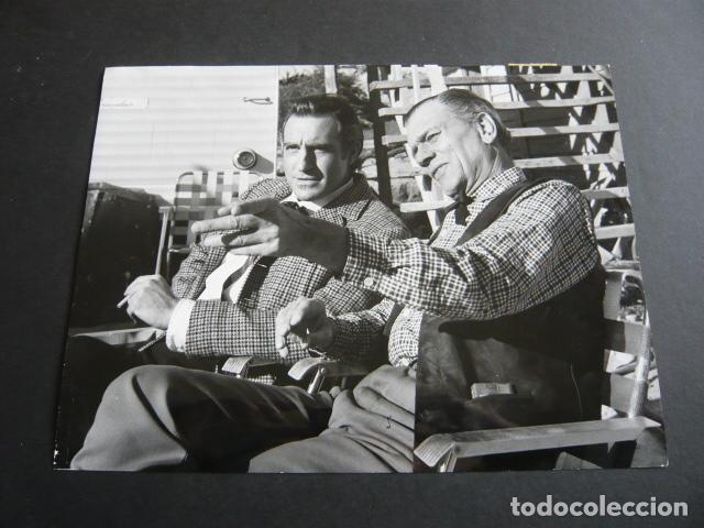 Kino: MARIANO VIDAL MOLINA ACTOR CON JOSEFF COTTEN ANTIGUA FOTOGRAFIA ORIGINAL 18 X 24 CM