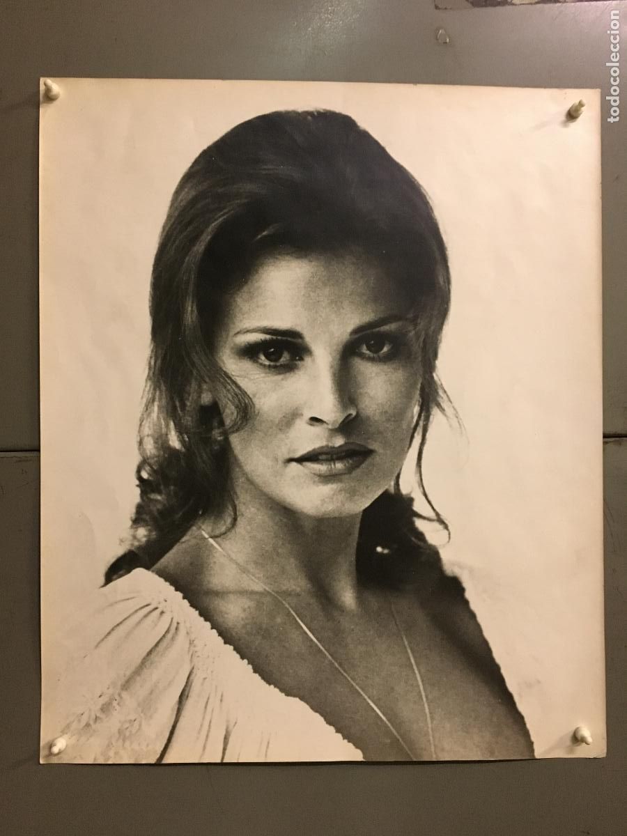 Cinema: R0244 RAQUEL WELCH FOTO LOS TRES MOSQUETEROS B/N ORIGINAL ESPA&Ntilde;OLA 50X60