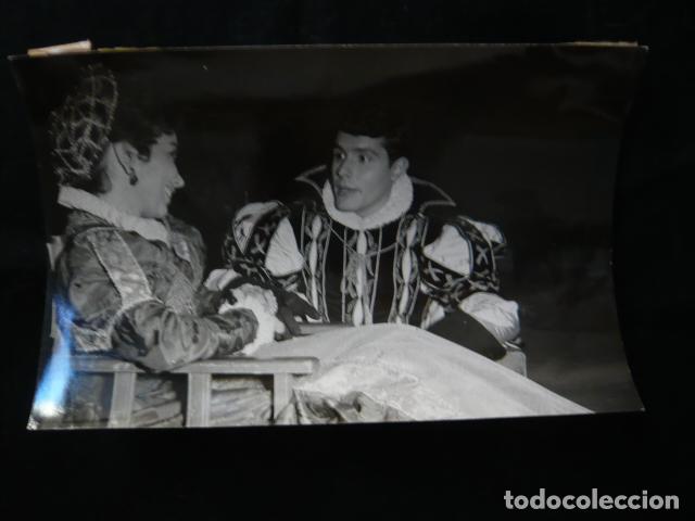 Kino: ANTONIO DURAN ACTOR CON MARIA SAAVEDRA ANTIGUA FOTOGRAFIA ORIGINAL 18 X 12 CM