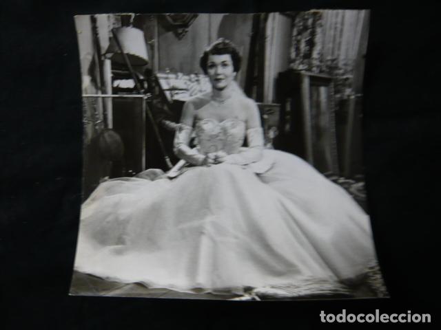 Cin&eacute;ma: JANE WYMAN ACTRIZ ANTIGUA FOTOGRAFIA ORIGINAL 16 X 16 CM