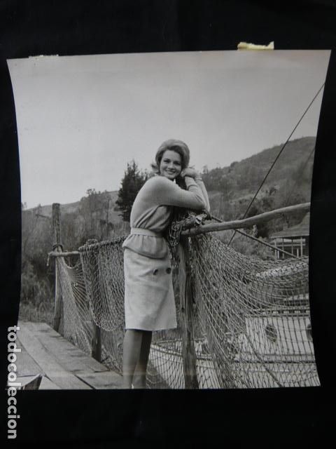 Cin&eacute;ma: ANGIE DICKINSON ACTRIZ ANTIGUA FOTOGRAFIA ORIGINAL 18 X 20 CM