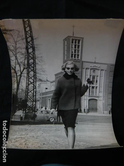 Cinema: ANNETTE PAUS ACTRIZ EN MADRID ANTIGUA FOTOGRAFIA ORIGINAL 18 X 24 CM