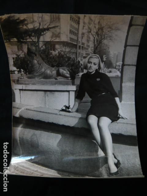 Cinema: ANNETTE PAUS ACTRIZ EN MADRID ANTIGUA FOTOGRAFIA ORIGINAL 18 X 24 CM