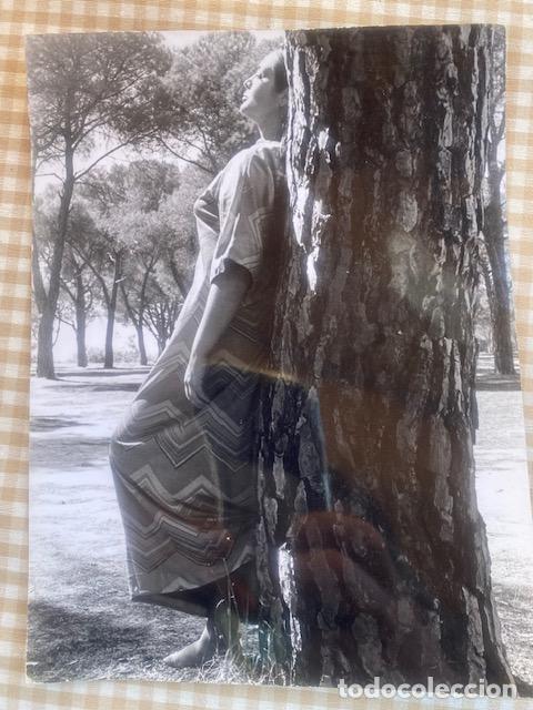 Cine: Sara Montiel. Foto artistica. Foto Maite Main&eacute;. 24 x 18 cm.