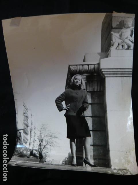 Cinema: ANNETTE PAUS ACTRIZ EN MADRID ANTIGUA FOTOGRAFIA ORIGINAL 18 X 24 CM