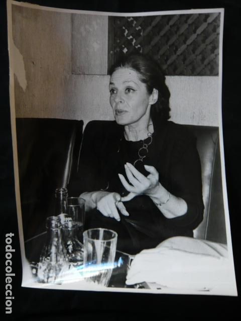 Cine: VIVECA LINFORDS ACTRIZ ANTIGUA FOTOGRAFIA ORIGINAL 18 X 24 CM