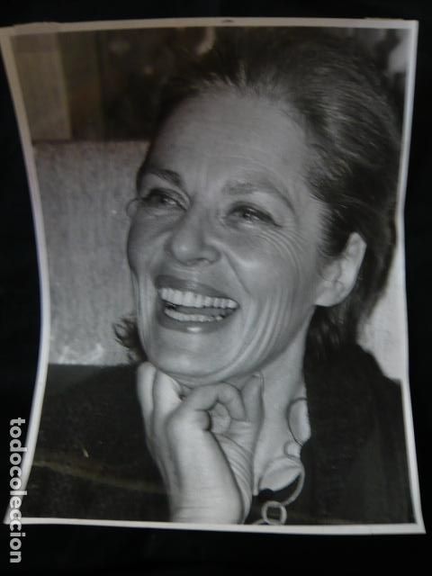 Cinema: VIVECA LINFORDS ACTRIZ ANTIGUA FOTOGRAFIA ORIGINAL 18 X 24 CM