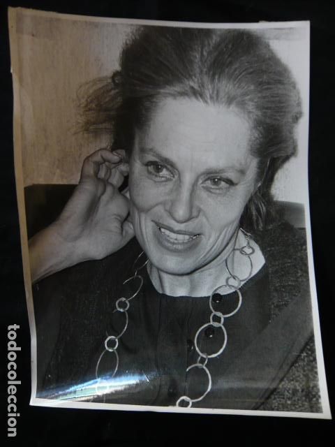 Cinema: VIVECA LINFORDS ACTRIZ ANTIGUA FOTOGRAFIA ORIGINAL 18 X 24 CM
