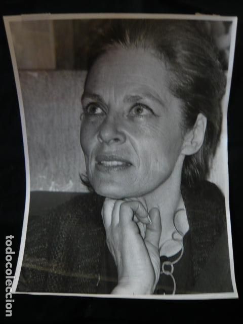 Cinema: VIVECA LINFORDS ACTRIZ ANTIGUA FOTOGRAFIA ORIGINAL 18 X 24 CM