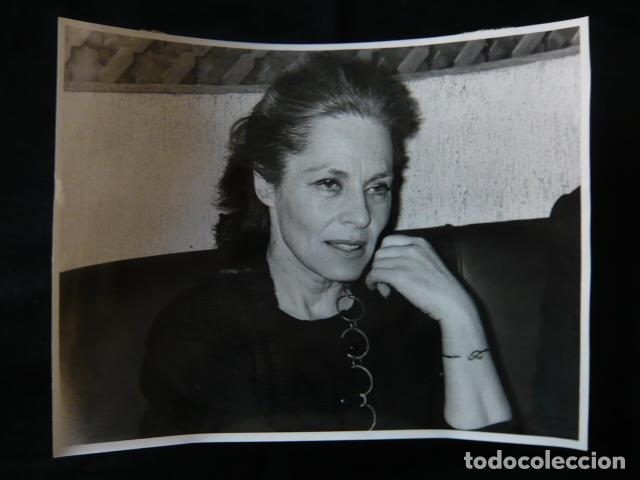 Cinema: VIVECA LINFORDS ACTRIZ ANTIGUA FOTOGRAFIA ORIGINAL 18 X 24 CM