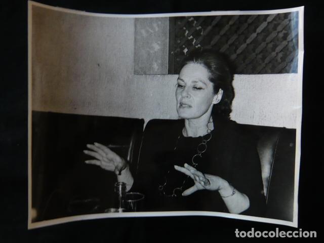 Cin&eacute;ma: VIVECA LINFORDS ACTRIZ ANTIGUA FOTOGRAFIA ORIGINAL 18 X 24 CM