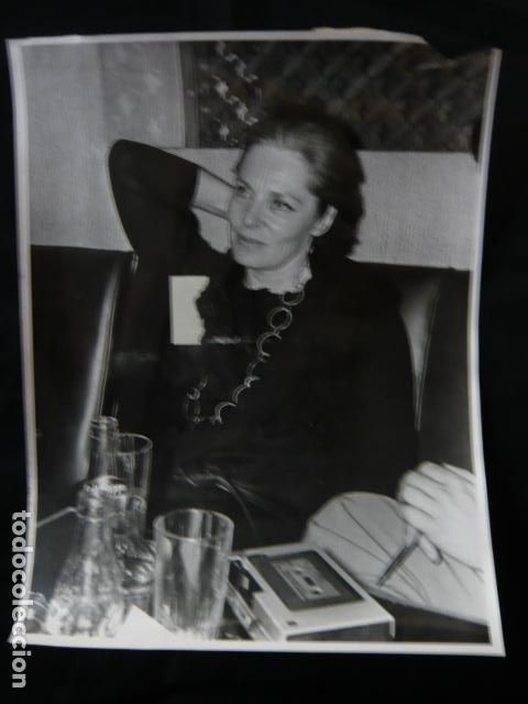 Cinema: VIVECA LINFORDS ACTRIZ ANTIGUA FOTOGRAFIA ORIGINAL 18 X 24 CM
