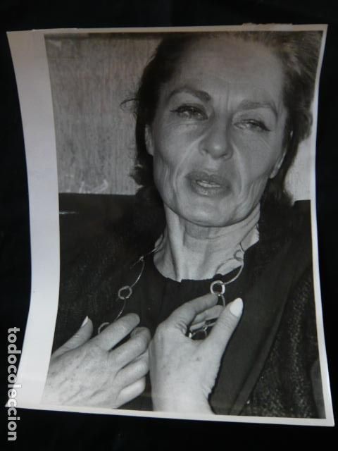 Cinema: VIVECA LINFORDS ACTRIZ ANTIGUA FOTOGRAFIA ORIGINAL 18 X 24 CM