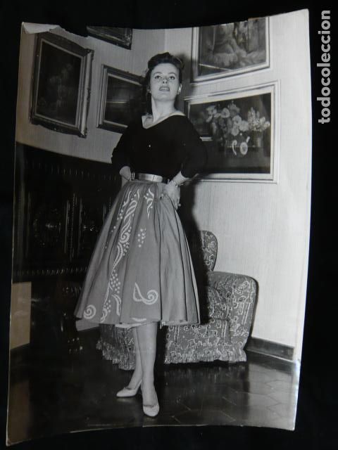 Kino: MIRVA ARVINEN ACTRIZ ANTIGUA FOTOGRAFIA ORIGINAL 18 X 24 CM