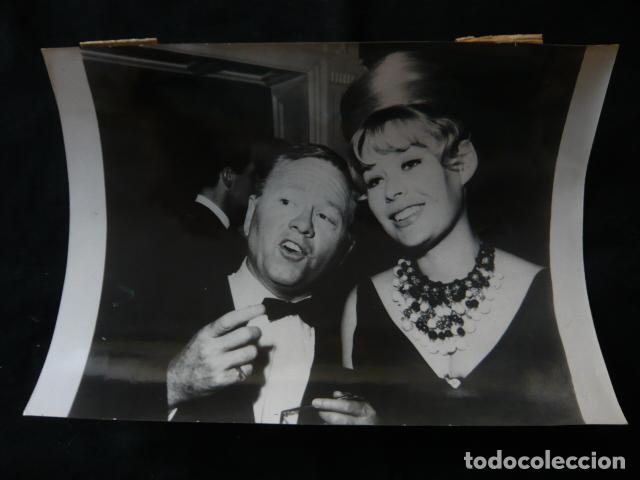 Cinema: MICKEY ROONEY ACTOR ANTIGUA FOTOGRAFIA ORIGINAL 17 X 12 CM