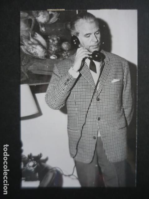 Cin&eacute;ma: O. W. FISHER ACTOR EN MADRID ANTIGUA FOTOGRAFIA ORIGINAL 12 X 18 CM