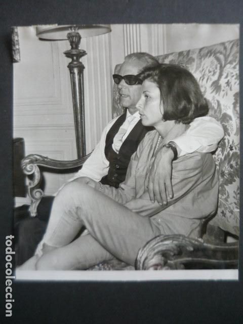 Cine: O. W. FISHER ACTOR EN MADRID ANTIGUA FOTOGRAFIA ORIGINAL 18 X 22 CM