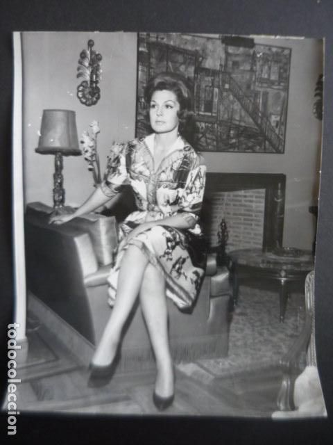 Cinema: ZULLY MORENO ACTRIZ ANTIGUA FOTOGRAFIA ORIGINAL 21 X 25 CM