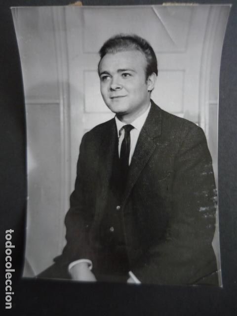 Cine: JUAN MANUEL GOZALO ACTOR LOCUTOR DE RADIO ANTIGUA FOTOGRAFIA ORIGINAL 12 X 17 CM
