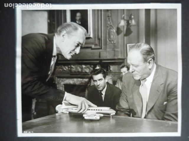 Cine: MICHAEL CRAIG Y GEORGE SANDERS ACTORES ANTIGUA FOTOGRAFIA ORIGINAL 20 X 25 CM