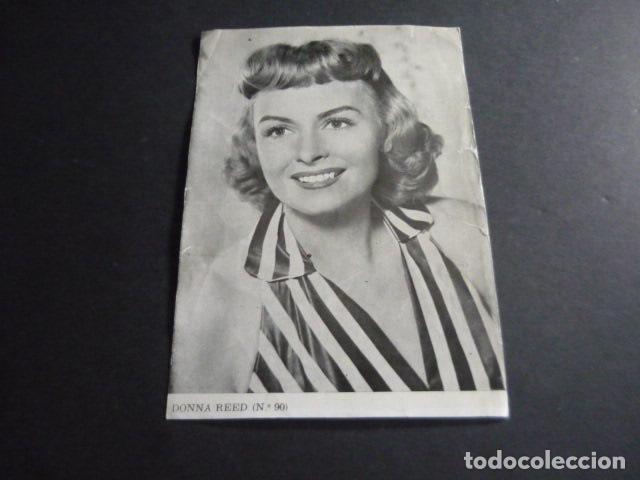 Cine: DONNA REED ACTRIZ TARJETA PUBLICITARIA