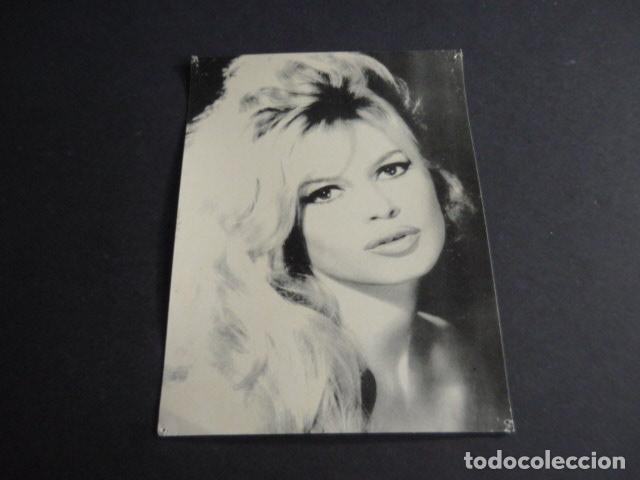 Cine: BRIGITTE BARDOT ACTRIZ TARJETA PUBLICITARIA