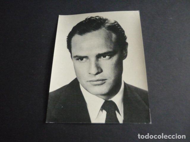 Cine: MARLON BRANDO ACTOR TARJETA PUBLICITARIA