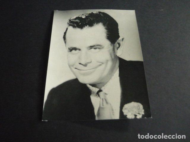 Cine: GLENN FORD ACTOR TARJETA PUBLICITARIA
