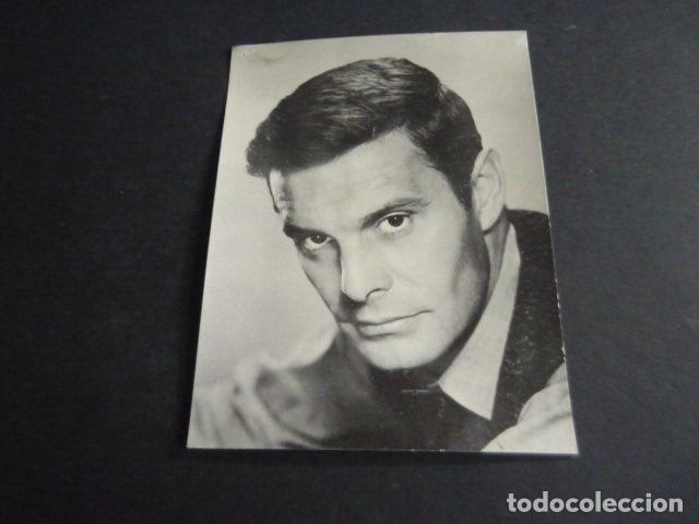 Cine: LOUIS JOURDAN ACTOR TARJETA PUBLICITARIA