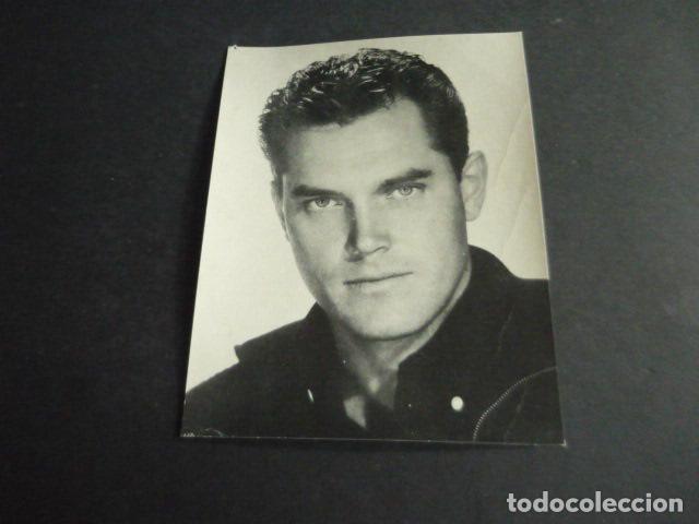 Cinema: JEFFREY HUNTER ACTOR TARJETA PUBLICITARIA
