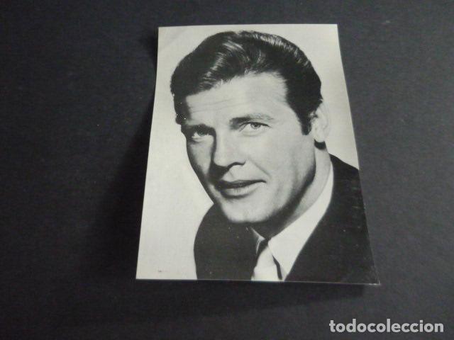 Cinema: ROGER MOORE ACTOR TARJETA PUBLICITARIA