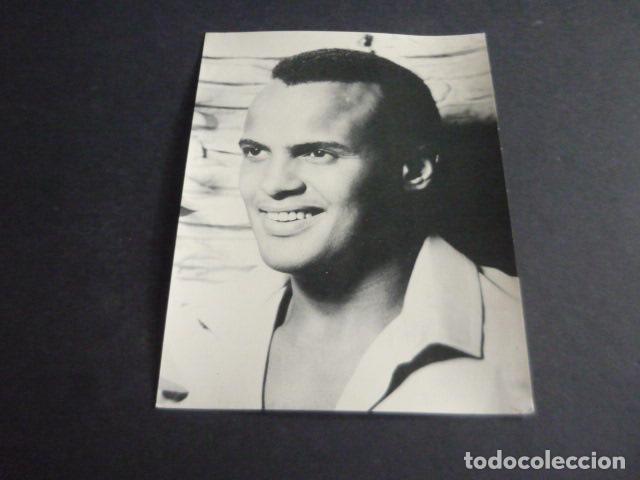 Cinema: HARRY BELAFONTE ACTOR TARJETA PUBLICITARIA