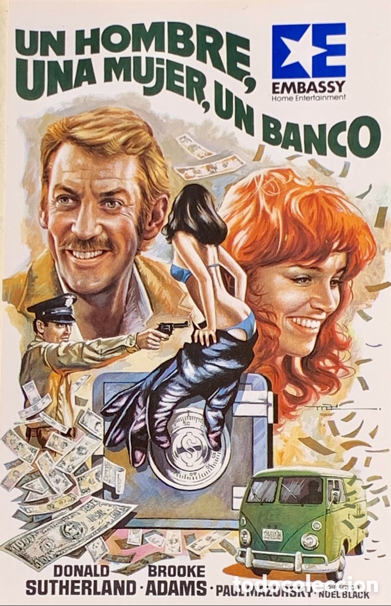 Cine: Postal de Pelicula. &ldquo;Un hombre, una mujer, un banco&rdquo;. AVCO Embassy Pictures. 1979.