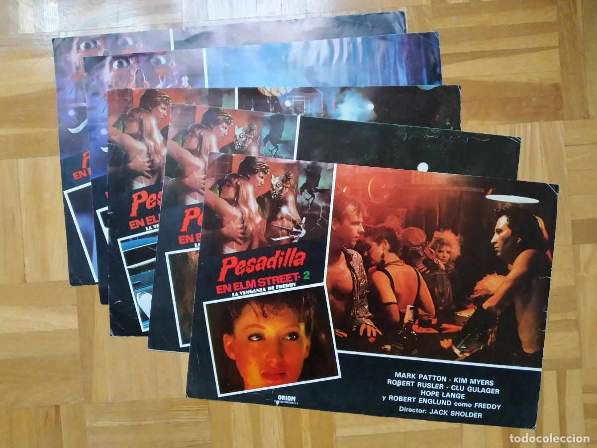 Cinema: 5 FOTOCROMOS PESADILLA EN ELM STREET 2 Y 3 ROBERT ENGLUND HEATHER LANGENKAMP JOHN SAXON ARQUETTE VER