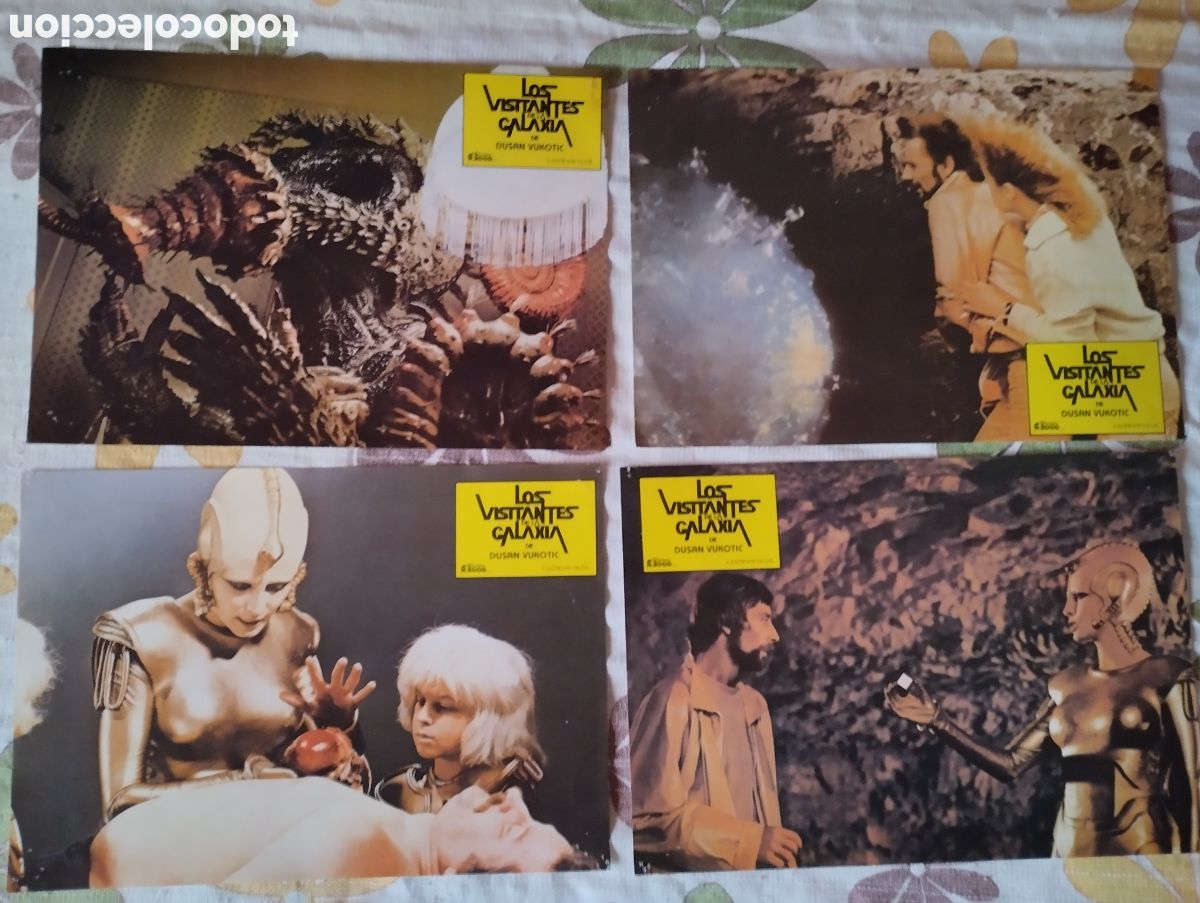 Cine: 4 FOTOCROMOS - LOS VISITANTES DE LA GALAXIA