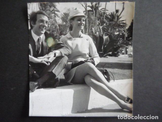 Cinema: CLAUDINE AUGER ACTRIZ ANTIGUA FOTOGRAFIA ORIGINAL 11 X 12 CM