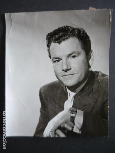 Cinema: KENNETH MORE ACTOR ANTIGUA FOTOGRAFIA ORIGINAL 15 X 16 CM