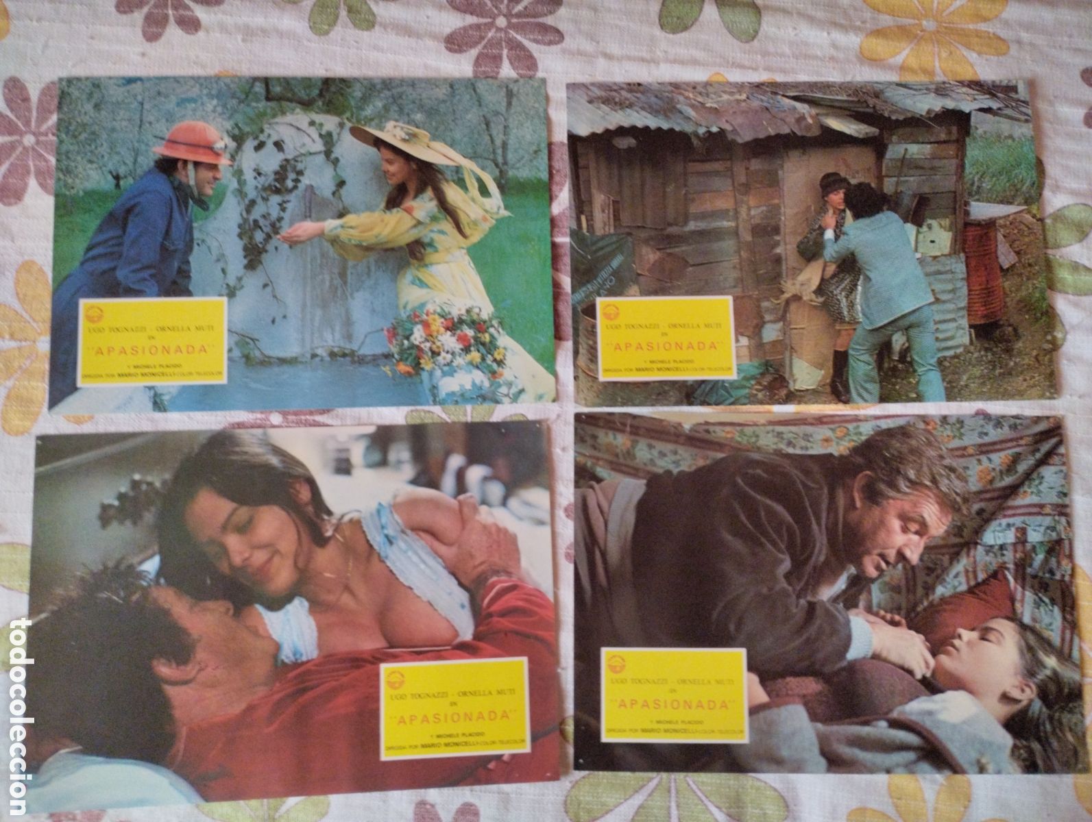 Cine: 12 FOTOCROMOS - APASIONADA - SET COMPLETO - ORNELLA MUTI